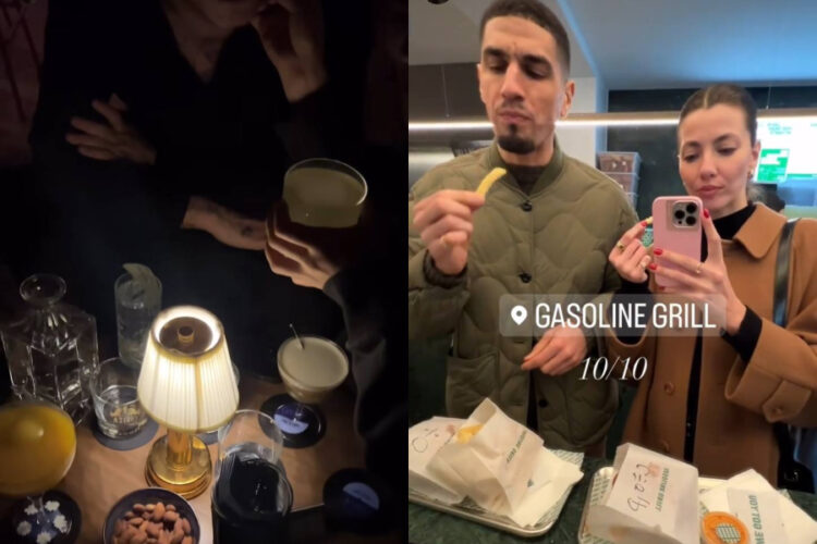 Leon Balogun and Mayara Zamboni