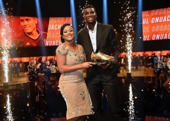 Paul Onuachu and Wife