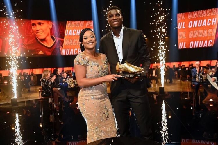 Paul Onuachu and Wife