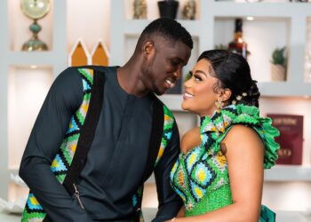 Paul Onuachu with wife