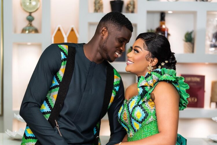 Paul Onuachu with wife