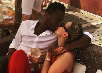 John Obi Mikel and Olga Diyachenko