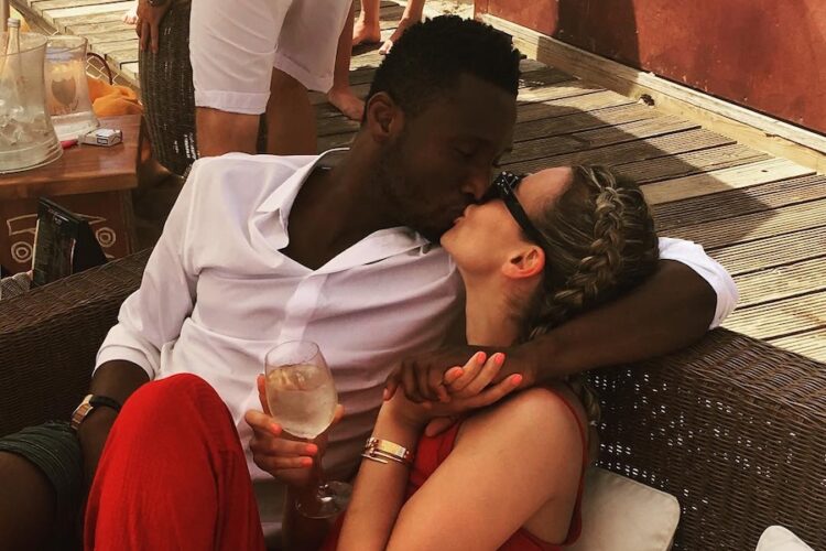 John Obi Mikel and Olga Diyachenko